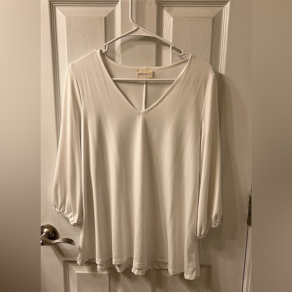 Ninexis split sleeve blouse